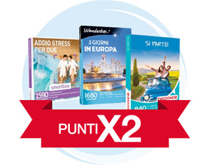 Punti X2 su tutti i cofanetti regalo