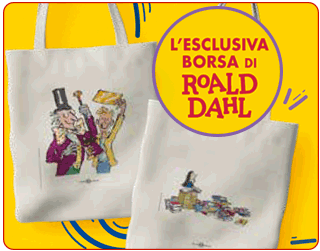 In omaggio la borsa di Roald Dahl