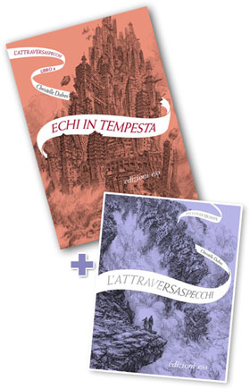 Con il libro -Echi in tempesta. L'Attraversaspecchi. 4.- avrai in omaggio l'esclusivo libro viola