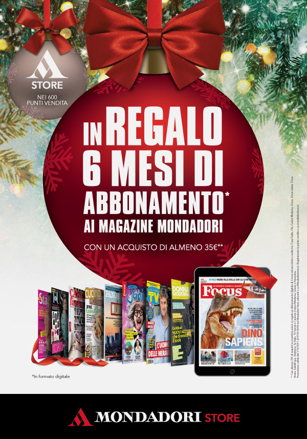 Per te in regalo un abbonamento digitale per 6 mesi ai magazine più letti.